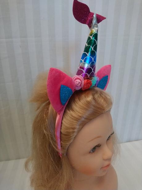 Svietiaca čelenka - morská víla č.1, 