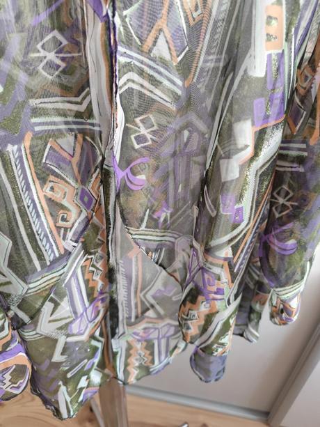 Farebná pelerína/pončo m-l, l