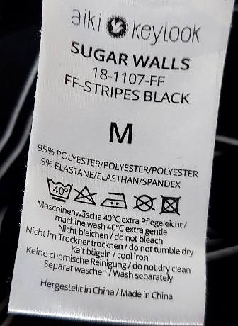 Elegantný pásikavý overal, m