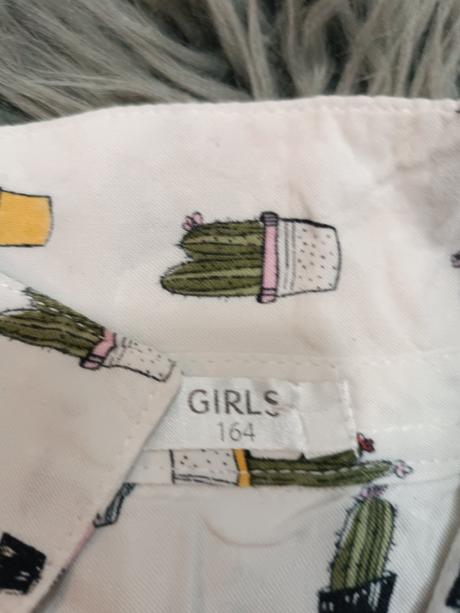 Košeľa s viazaním vpredu veľ. 164, 164