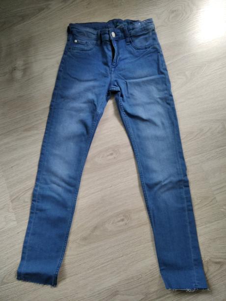 Džínsy, h&m,140