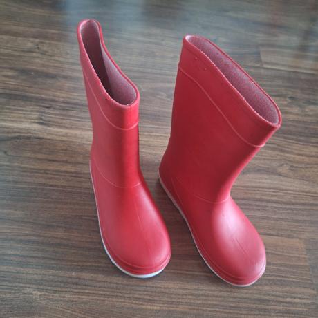 Červené gumáky lupillu 2x obuté, veľkosť 28/29, 28