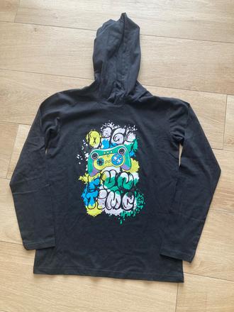 Tričko s kapucňou nové 152/158, bonprix,152