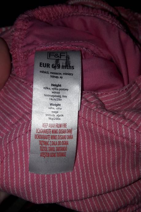 Bavlnené šaty, f&f,74