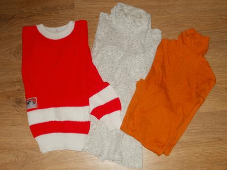 3 dievčenské pulovriky, 140