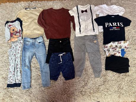 Balík oblečenia pre chlapca 110/116, 104–116