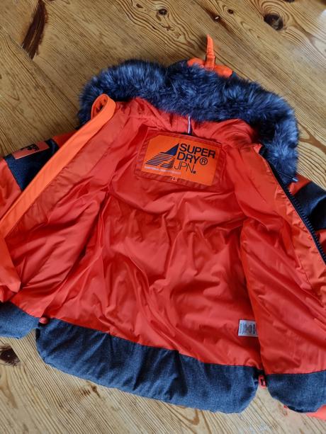 Bunda zimná superdry, superdry,l