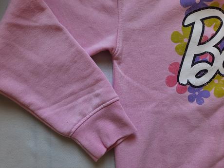 Bledoružová mikina barbie oversize xxs, primark,32
