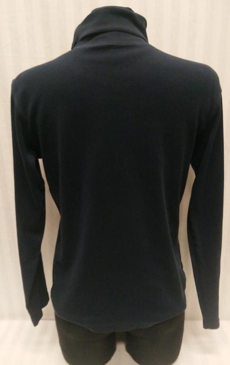 Dámsky tmavo modrý top - rolák, ovs, m/l, ovs,l