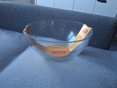 Veľká misa miska sklo termo ako nová 26cm, 