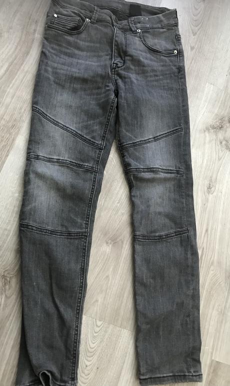 Rifle motorkarske šedé 152, h&m,152