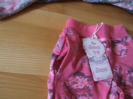 Kvetované tepláky (v.98) - 2 farby., grace,98