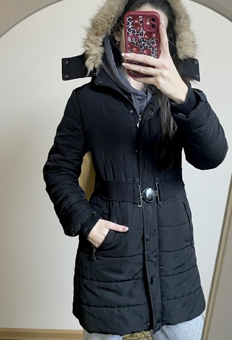 Damska paperova bunda mocler, l