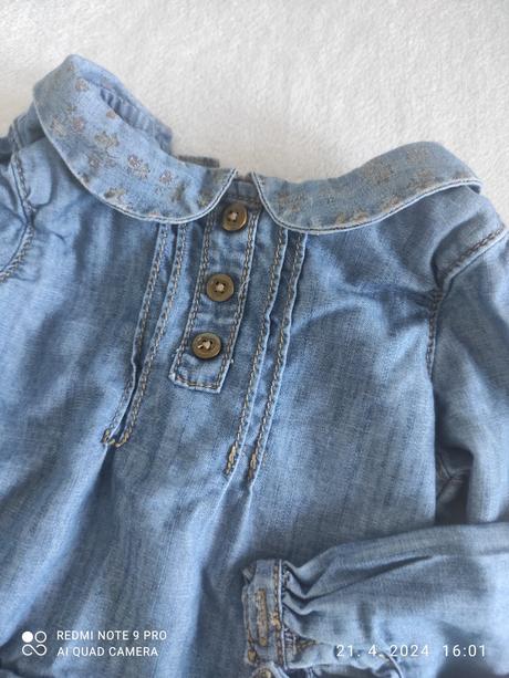 Riflové šaty, f&f,74