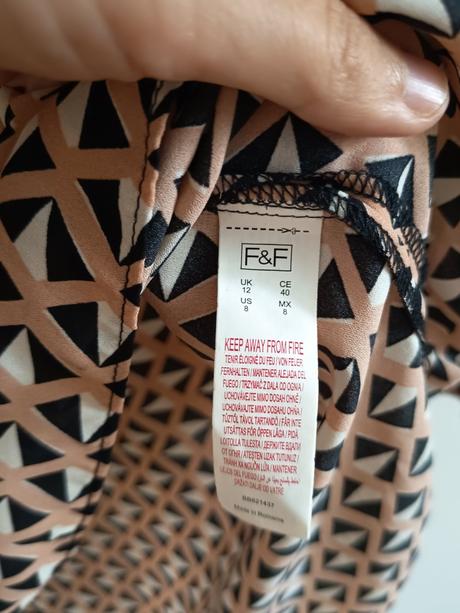 Vzorovaná blúzka, f&f,l