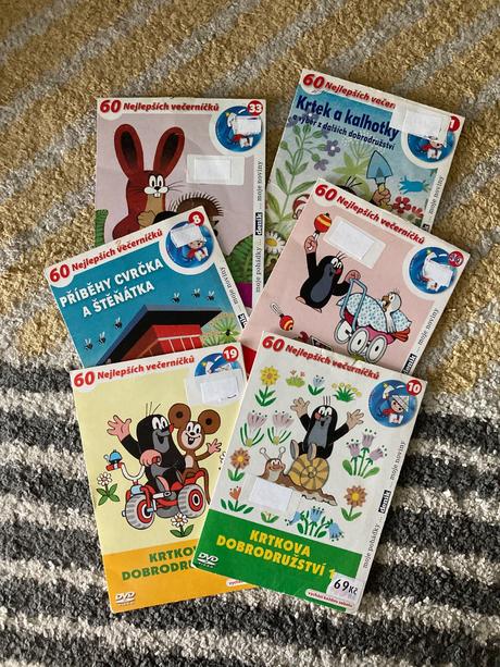 Dvd krtkova dobrodružství 6ks, 