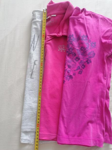 3x tričká letné veľ 128, nkd,128