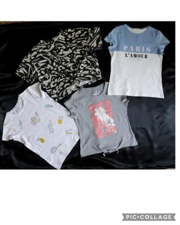 Tričká - cena spolu, h&m,146