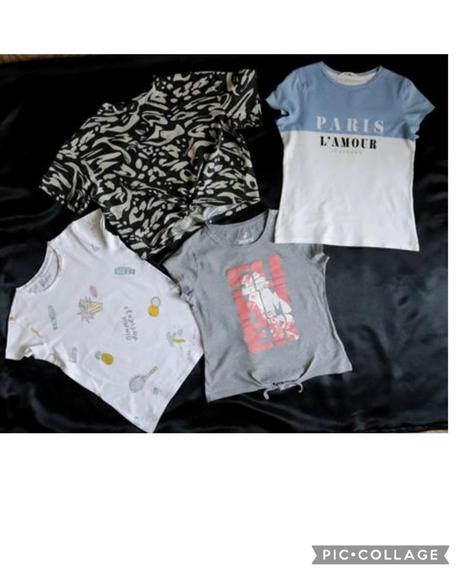 Tričká - cena spolu, h&m,146