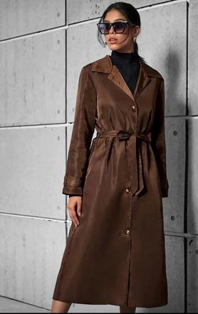 Štýlový saténový plášť, m