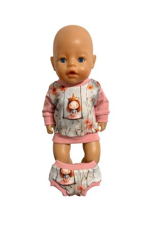 Mikina pre bábiku baby born - 43 cm, víla, 