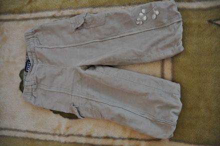 Menčestrové nohavice tout compte fait, 80