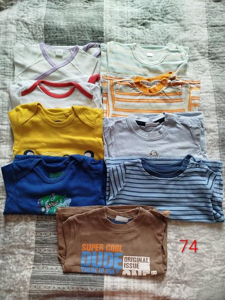 Balik oblečenia veľkosť  74, 68–80