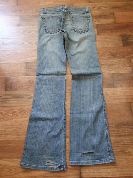 Siroke vysuchane jeansy, etam,38
