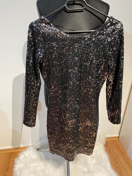 Bershka filtrované šaty čierne, bershka,xs