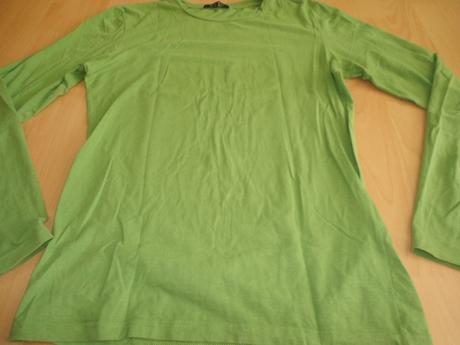 Zelene tricko - dlhy rukav, gate,l