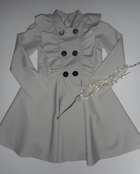 Zuppa- trenčkot v.146/152 nude, 146