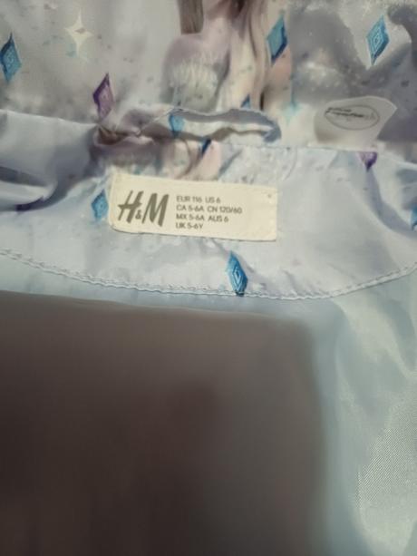 Tenká ľahučká bunda s kapucňou na jeseň/jar 116, h&m,116