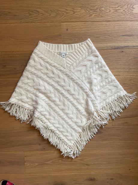 Vlnené pončo banana republic s angorou, s