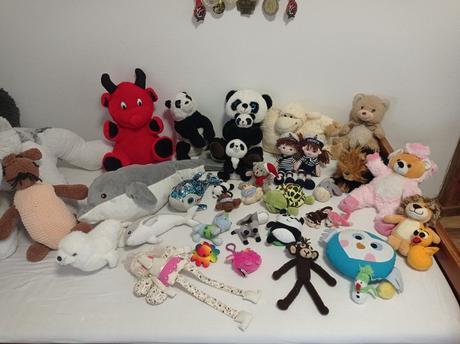 Mega set plyšových hračiek top stav, 
