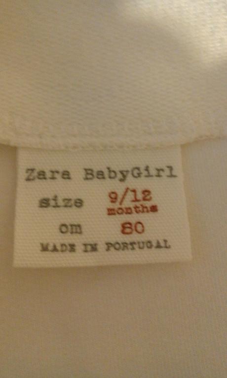 Krémový úpletový kabátik zn. zara, zara,80