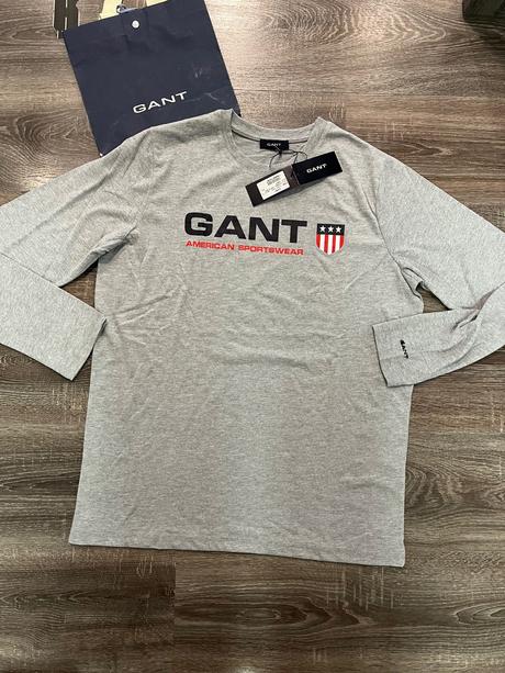 Gant panske tričko s dlhym rukavom 3xl, gant,xxxl