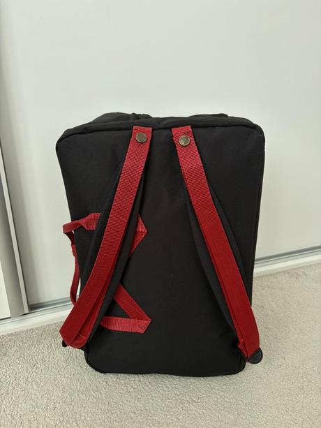 Batoh fjällräven kanken weekender čierno-vínový, fjällräven