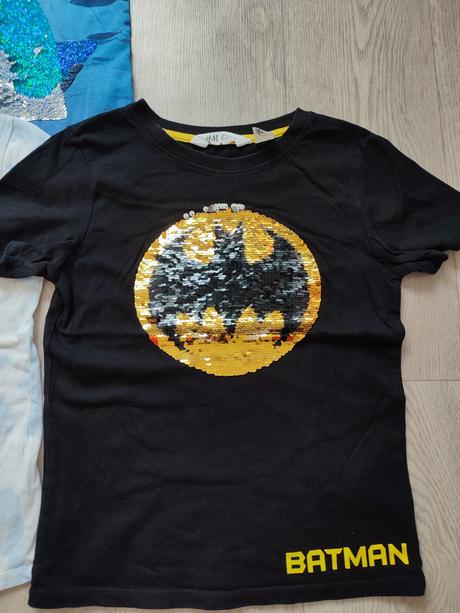 Tričká 5ks, h&m,122