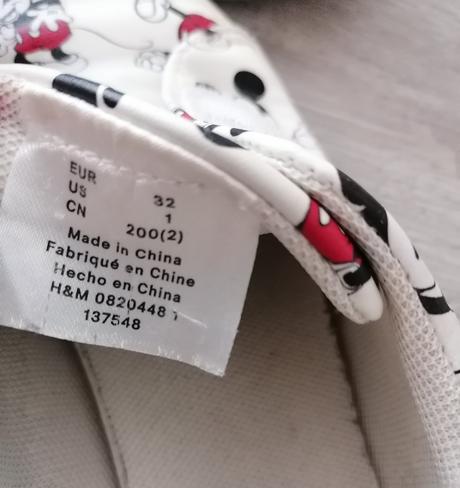 Tenisky mickey, h&m,32