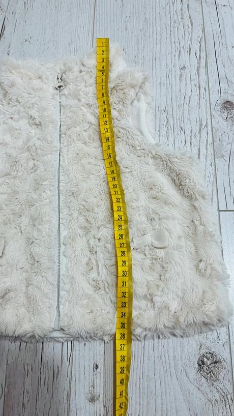 Kremovo-biela vesta 98, 98