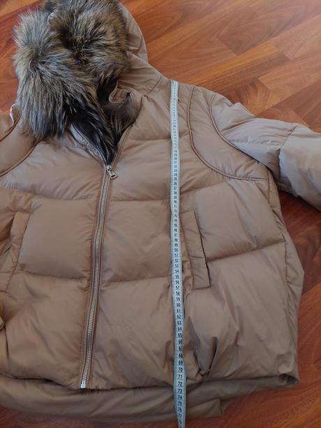 Zimná bunda s pravou kožušinou, l