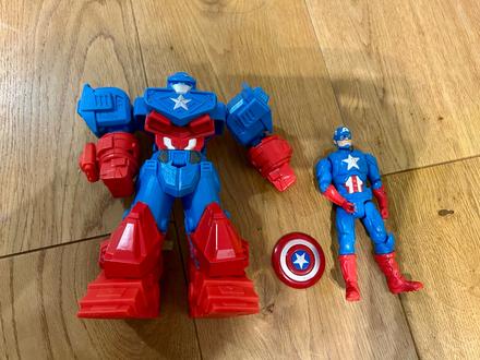 Captain america aj ako robot, 