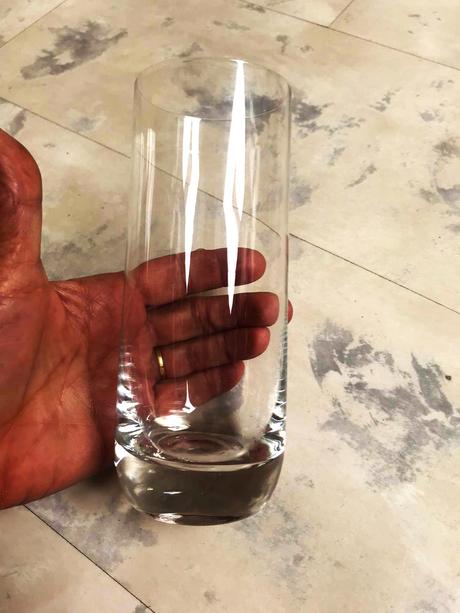 Pohár bohemia crystal s hrubým dnom, 