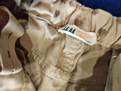 Nohavice s nastaviteľným pásom, h&m,128