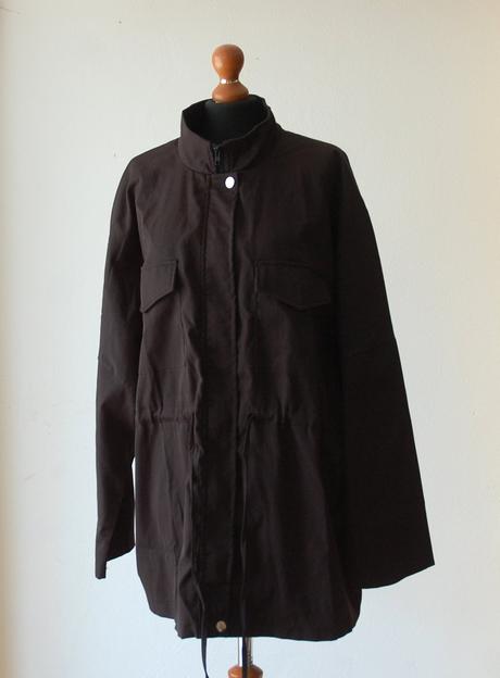 Štýlová tmavohnedá field bunda zn.shein, 4xl