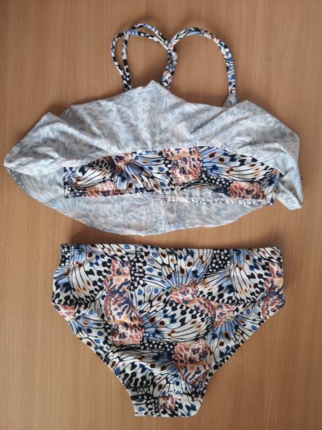 Motýlie plavky s volánom, lindex,128