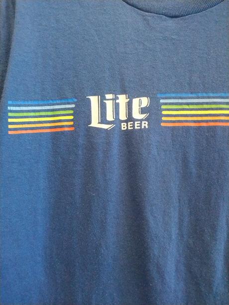 Pánske modré tričko s nápisom, velva sheer, s, s