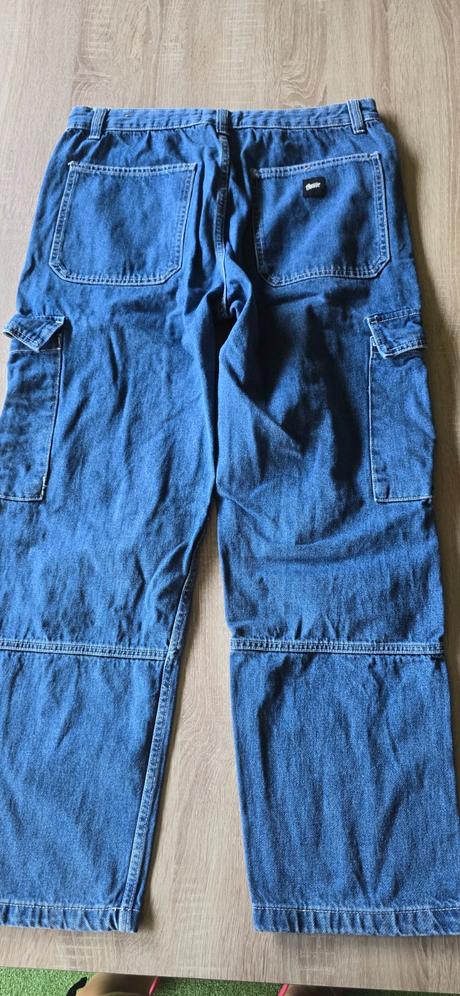 Cargo nohavice modre, pull&bear,44