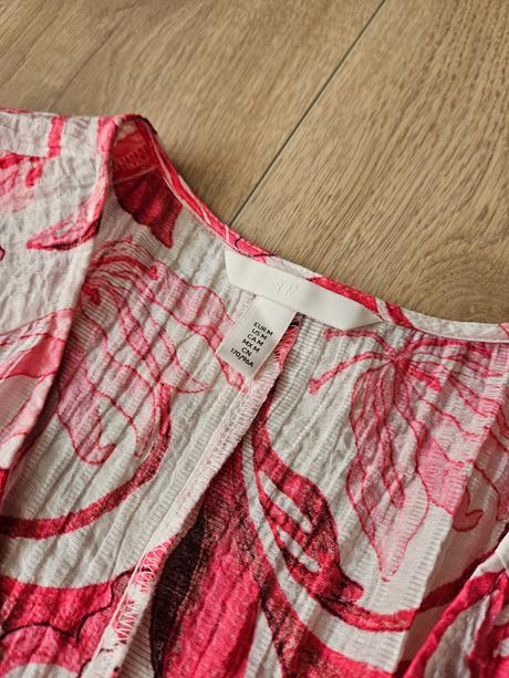 Dlhé letné kvetinové šaty h&m, h&m,m