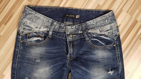 Dámske rifle č.28, denim,28